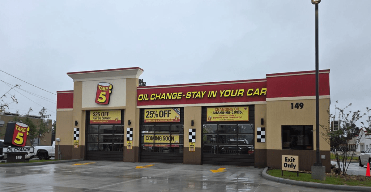 New Take 5 Oil Change in Moss Bluff