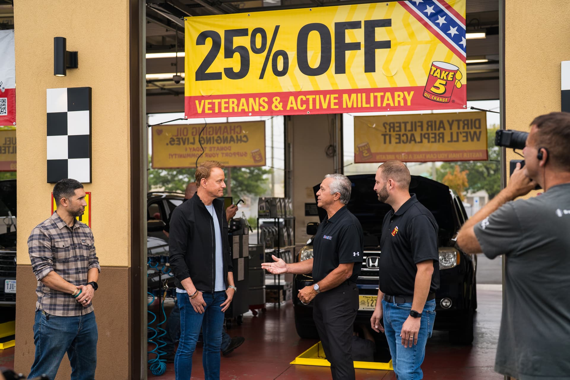 Take 5 Oil Change Supports Military Makeover With Montel® and New Jersey Veteran Family