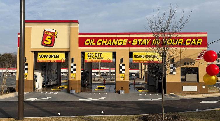 New Take 5 Oil Change in Greensboro