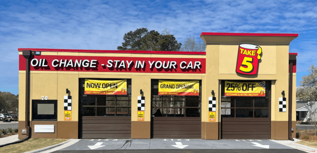 New Take 5 Oil Change in Durham